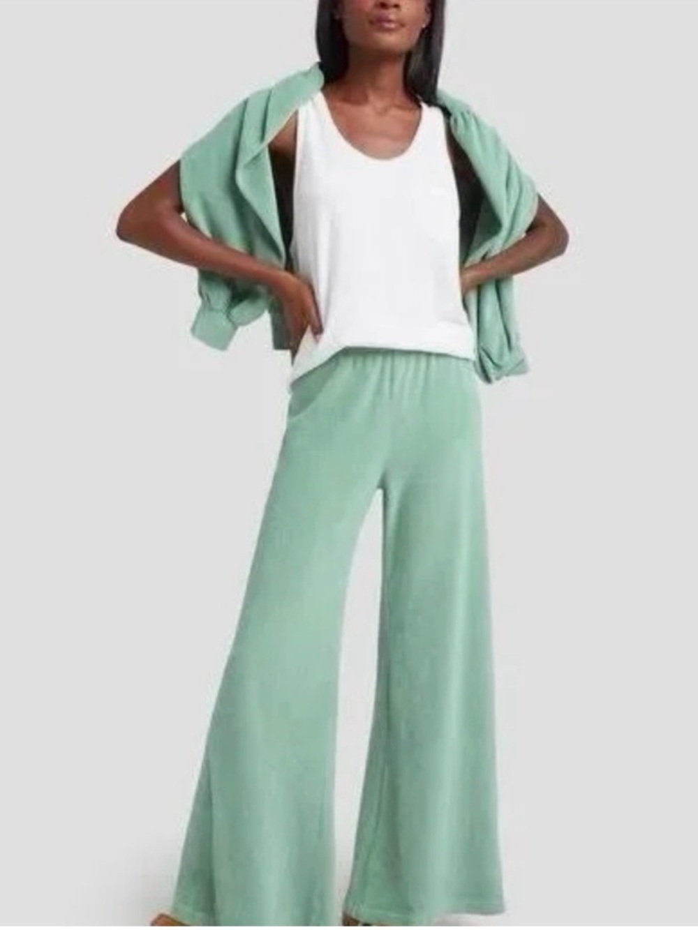 Suzi Kondi Flare Leg Luxury Lounge Pants in Cotswold